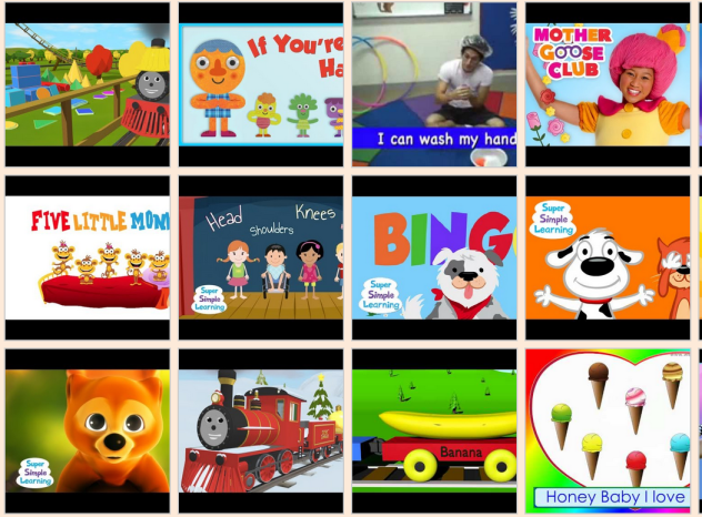 English songs and stories in VIDEO GALLERY | English With Kids